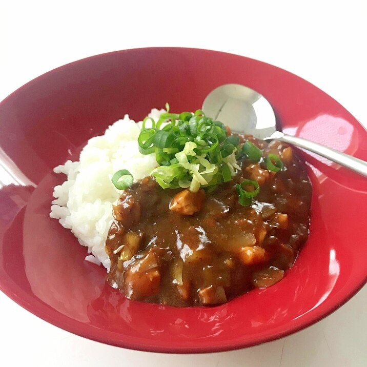 *市販のタレを一工夫したジャージャー飯*